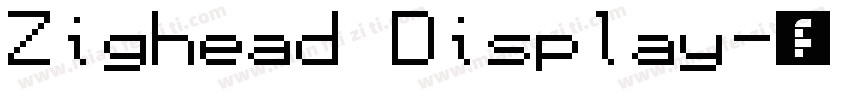 Zighead Display字体转换